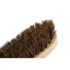 Holz-Scheuerbürste, strapazierfähig, Handschrubber, Holz, mit steifen natürlichen Bassine-Borsten, 2 Stück