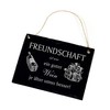 Plaque Engraved Slate Sign - Freundschaft ist wie ein guter