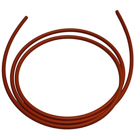 .210'' (3/16" Nominal) Silicone O-Ring Cord Stock, 70A Durometer, 0.210" Thickness, 10' Piece, Red