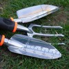 Gardi Black & Orange Hand Trowel for Weeding, Moving, Planting