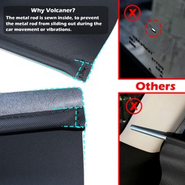 Volcaner Cargo Cover for Honda CRV 2023-2025 2026 Accessories,【Extra Cover】 for 2023-2026 Honda CR-V (Include Hybrid) Retractable Trunk Cover Security Shade Shield with Extra Cover