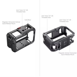 For DJI SmallRig Camera Cage for DJI OSMO Action 3/4/5 Pro