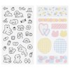 Peel and Stick Masking Stickers, Set of 2 [Loose Motif