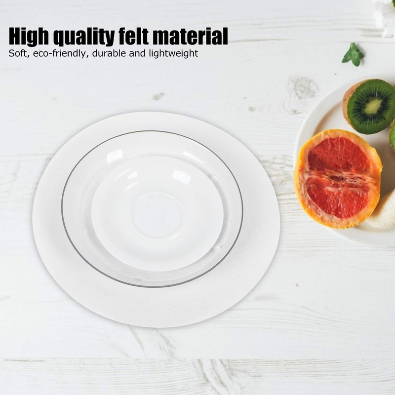 Soft Felt Plate Protectors, Dish Separators Protectors, Dinner Plate Divider