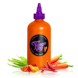 VEGAN GLUTEN FREE Thai Tango Hot Sauce - by Tango Chile Sauce - Keto Sugar Free - Carrot Based Hot Sauce Made From Scotch Bonnet Thai Chili Peppers Garlic Cilantro - Made in USA - 8oz