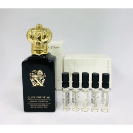 Clive Christian- Original Collection X Feminine Perfume Spray Vial 5x2ml NIB