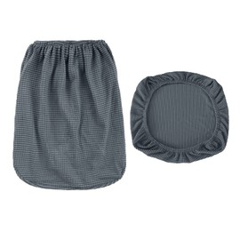 Office Chair Cover, Chair Cover, Stretchable, Seat and Backrest, Stretch Material, Anti-Slip, Removable, Easy to Put on and Take Off, Washable, For Conference Rooms, Offices, 5 Colors