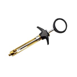 Dental Syringe Aspirating 1.8ml Black & Golden Anesthetic Syringe Dental Instruments