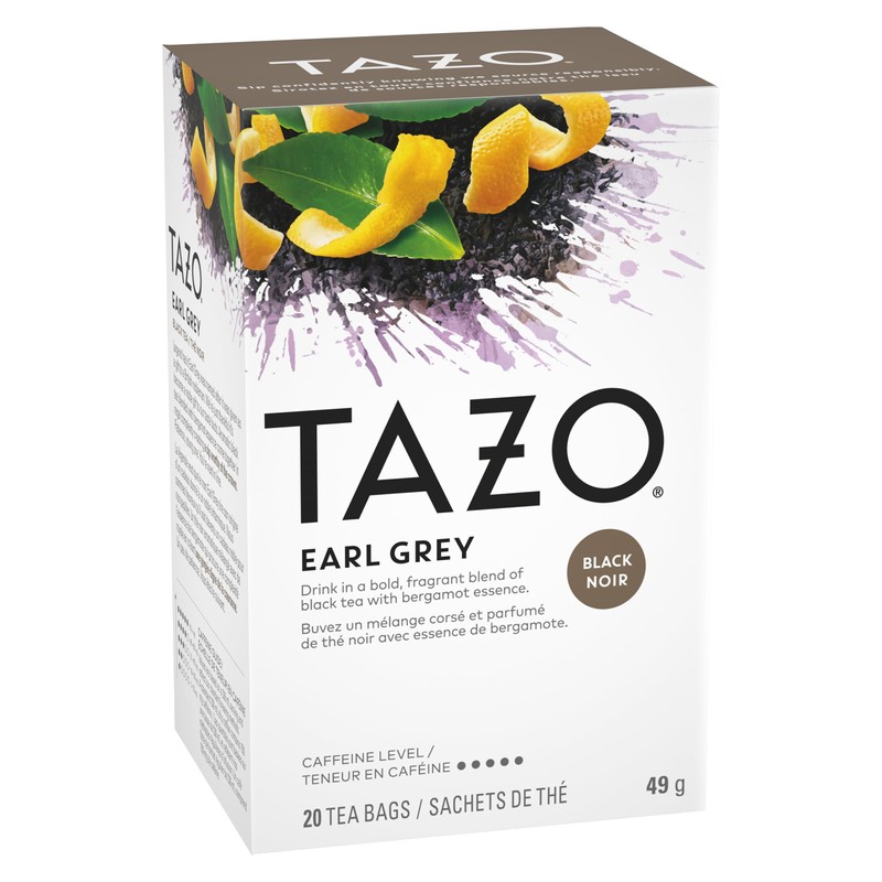 Tazo All Natural Black Tea Earl Grey -- 20 Tea