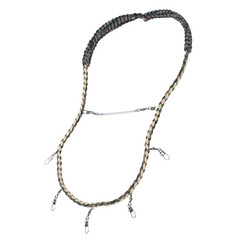 Fly Fishing Lanyard, Fly Fishing Nylon Braided Lanyard Necklace Fishing
