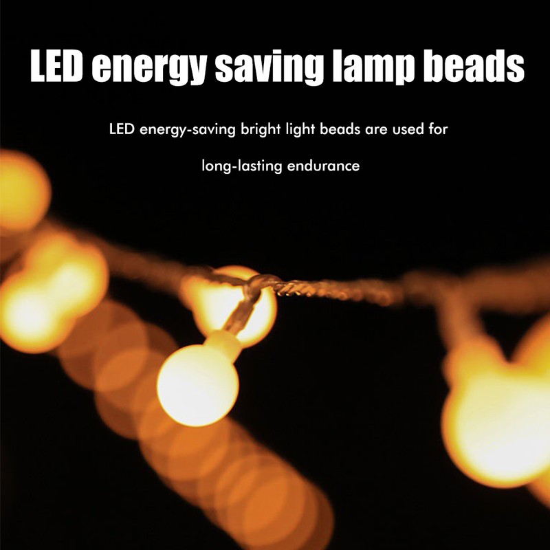 Outdoor String Lights Waterproof USB Charging Patio Lights Hanging Decor