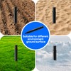 8 Pack Reinforced Ground Stakes, 0.83" x 8.27" Solar Lights