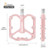 MZYRH Mountain Bike Pedals, 9/16 Inch 3 Bearing Bicycle Pedals,