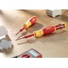 Wiha 28393 7 Piece Insulated SlimLine Ultra-Driver Blade Set Slotted,
