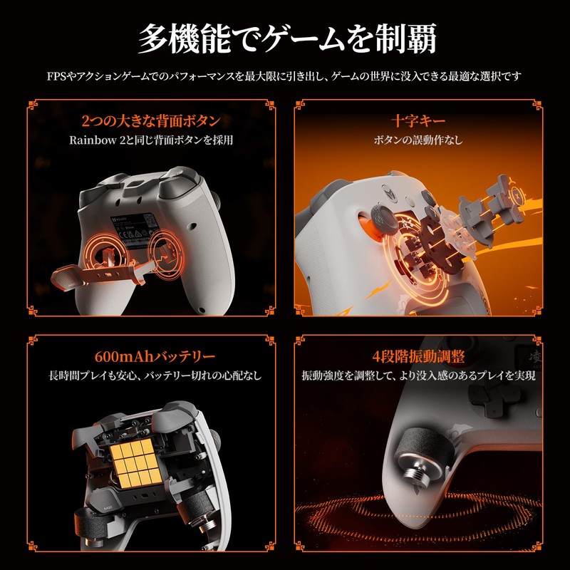 BIGBIG WON PC Controller with Multi-functional LCD Display, Hole Stick,