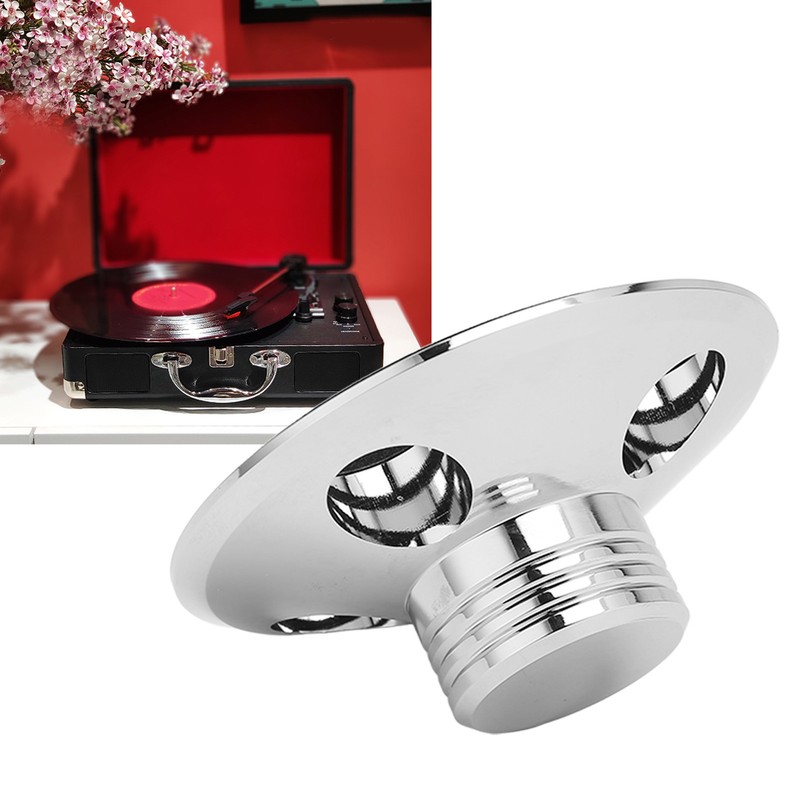 LP‑107S LP Vinyl Turntable Metal Disc Stabilizer Record Weight Clamp
