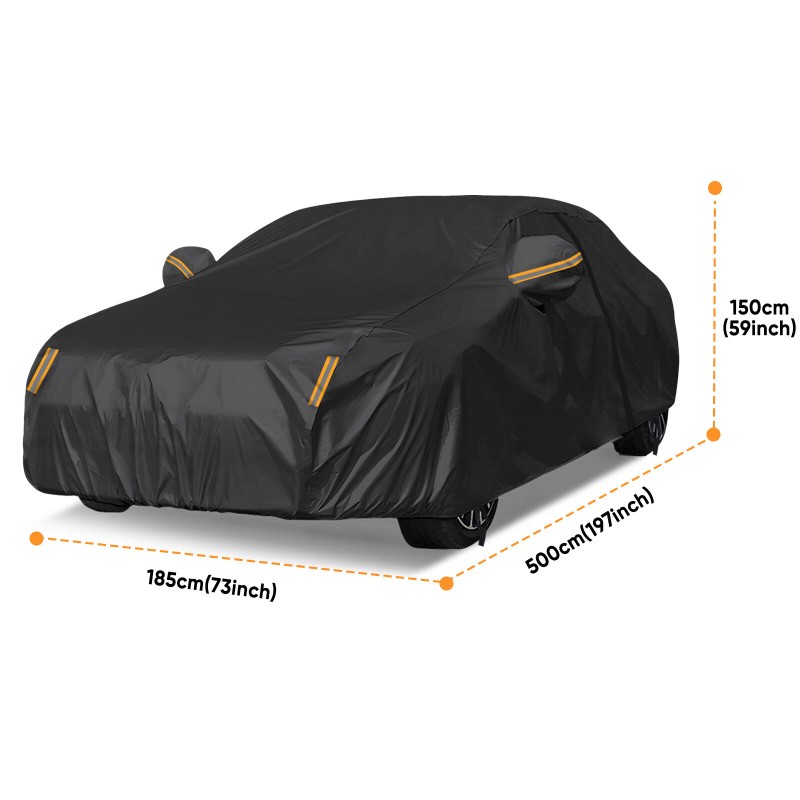 NEVERLAND Full Car Cover Waterproof All Weather UV Resistent Snow