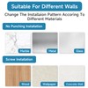 Matte Black Door Stoppers for Wall - 4.33 Inch Spring