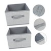 Ciieeo Transform Your Closet 2pcs Fabric Cube Storage Bins Multi-functional