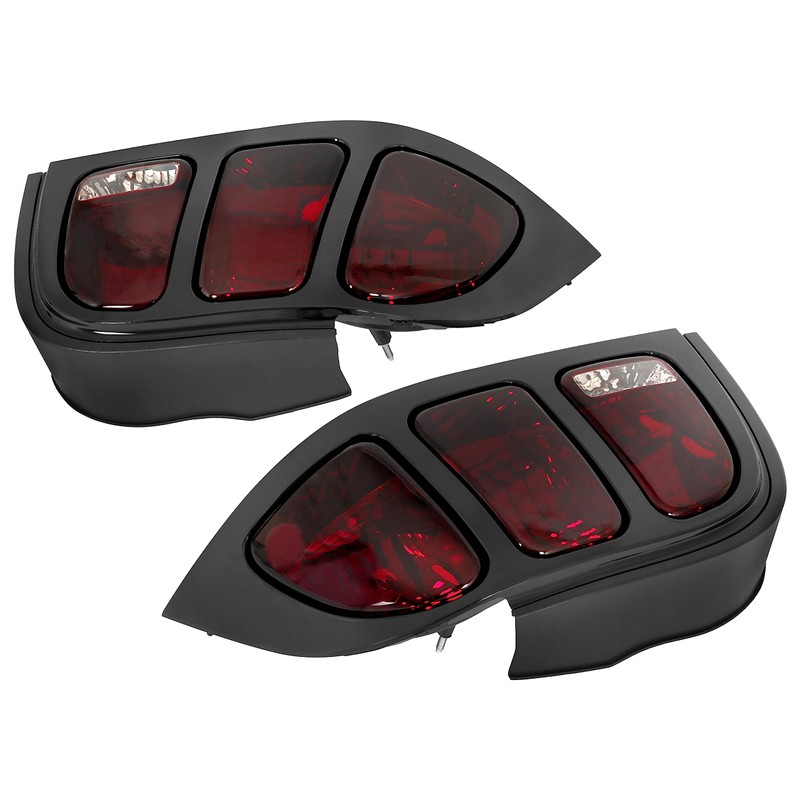 HECASA Tail Lights Assembly Compatible with 1996-1998 Ford Mustang Replacement