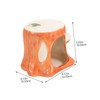 Kisangel Hamster Ceramic Nest Cooling House Hideout for Pets and