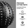 Sphere Rotary Burr, 5/8-11 Thread Ball Gouge Attachment for Wood