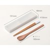 Ansio CT-27 Noiseless Antibacterial, Chopsticks & Spoon Set, 7.1 inches
