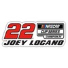 Joey Logano #22 Nascar 4-Inch Vinyl Decal Sticker