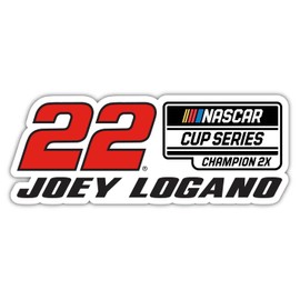 Joey Logano #22 Nascar 4-Inch Vinyl Decal Sticker
