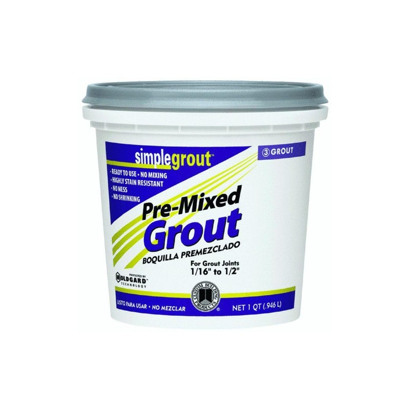 Custom PMG380QT 1-Quart, Simple Premium Grout, Haystack (Packaging May Vary)