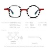 FONEX Acetate Titanium Glasses Frame Women Round Eyeglasses Vintage Eyewear