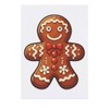'Gingerbread Man With Bow Tie' Temporary Tattoo - Water Resistant,