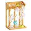 SpaceAid Bamboo Baby Bottle Drying Rack, Space Saving Kitchen Bottles