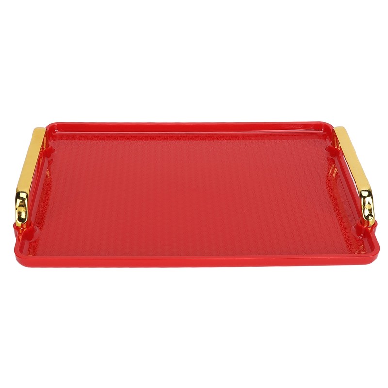 Decorative Tray Elegant Exquisite Texture Ergonomic Serving Tray with Handles