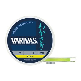 VARIVAS Wakakagi PE, 22.6 ft (60 m), Yellow, No. 0.15