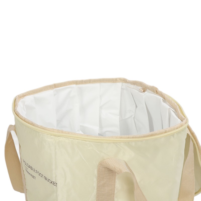 Foldable Foot Soaking Bag 5 Layer Insulation Portable Handle Collapsible