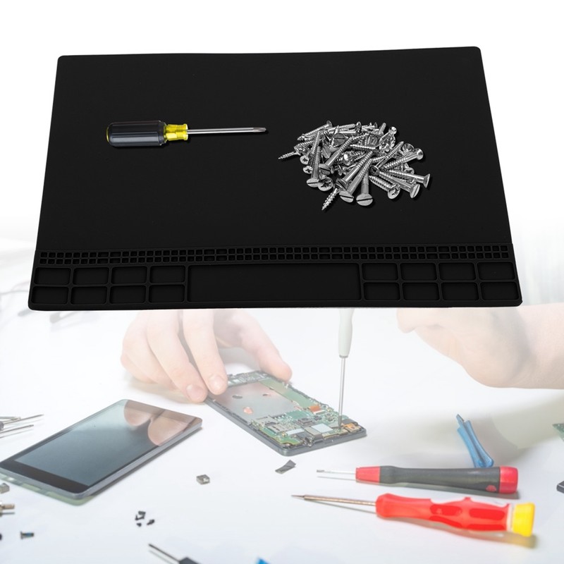 Repair Mat Heat Resistant Magnetic Silicone Computer Phone Solder Station