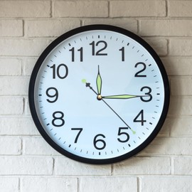 PartyKindom Pack of 10 Glow in the Dark Clock Hands - 13 cm DIY Wall Clock Hands with Second Hand for Office Home Decoration Clock Hands Movement Mechanism for Repair Parts Replacement