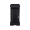 Powell Furniture Butler Black Accent Table with USB Charging Station