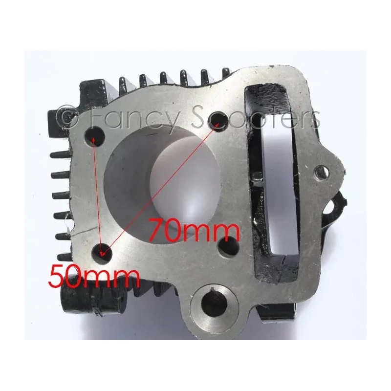 FANCY SCOOTER Kayo Fox 70, ATV 70cc Cylinder Head,Piston Top