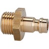 Brass Hose Nipple NW 5 Brass Male Thread 1/4 for