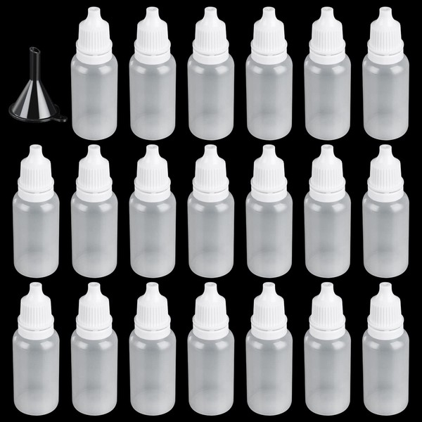 AKOLAFE 100PCS Plastic Dropper Bottles 15ml Paint Dropper Bottles, Dropping