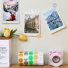 PARLAIM 1 inch Round Clear Circle Dot Sticker, 1000pcs Transparent