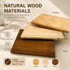 Book Shaped Cutting Board Set with Walnut Stand, 3 PCS