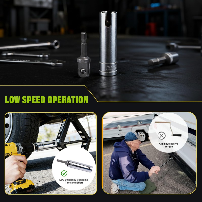 Fits Coleman Fleetwood Pop-Up Camper Crank Handle Replacement – 3/8"