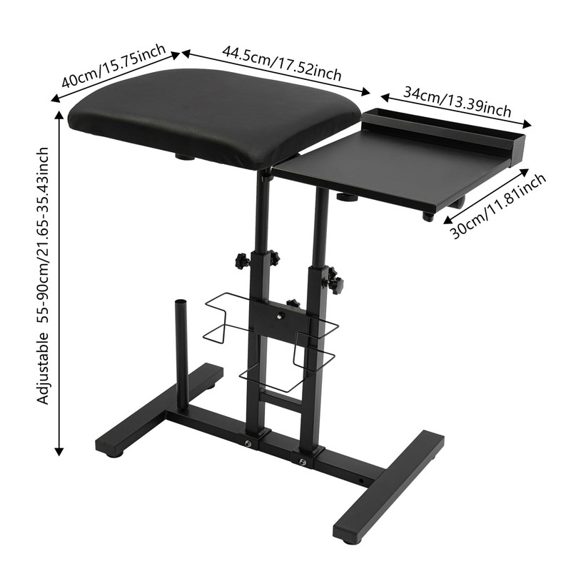 Tattoo Arm Rest,Oversized Arm Rest Stand with Workbench,Adjustable Height Arm