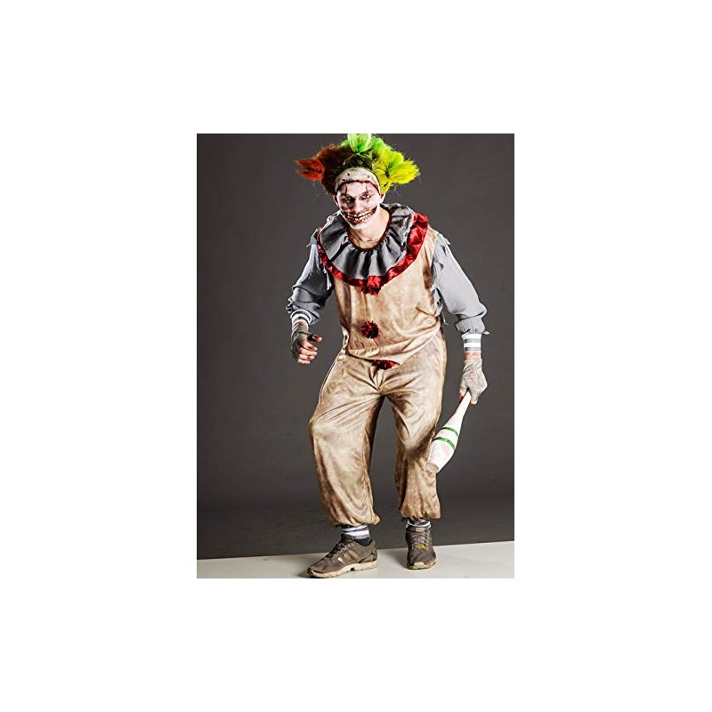 Magic Box Mens Twisty The Clown Style Horror Costume (Medium