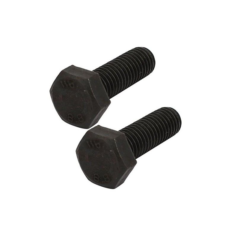 Sourcingmap 8.8 Grade M10x30mm Full Threaded Left Hand Thread Hex