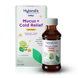 Hyland's Naturals Baby Mucus + Cold Relief Liquid, Daytime, 6+ Months, 4 fl oz