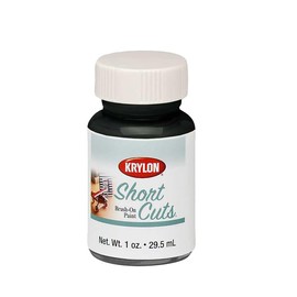 Krylon KSCB026 Short Cuts Brush-On Paint, 1-Ounce, Gloss Black